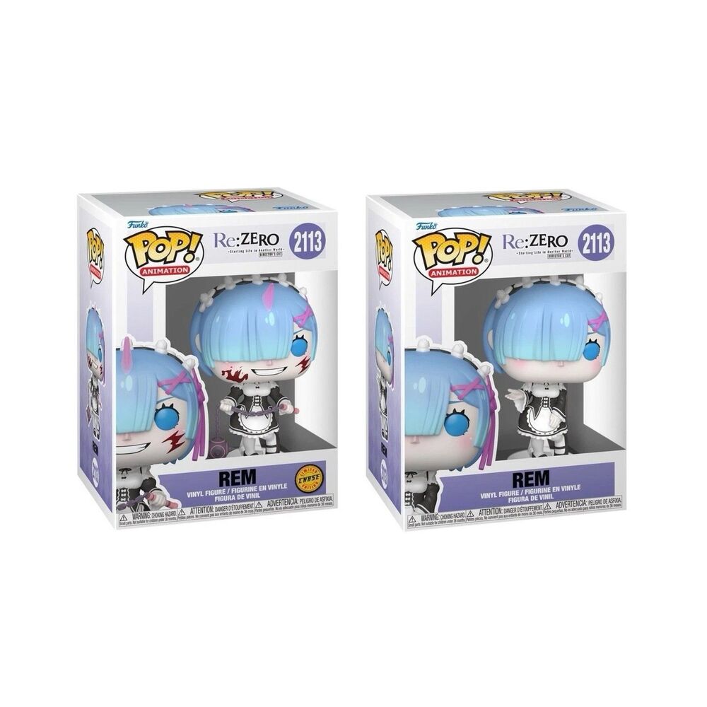 Funko Pop! Animation: Re:ZERO - Rem #2113 Vinyl Figure (Common + Chase)